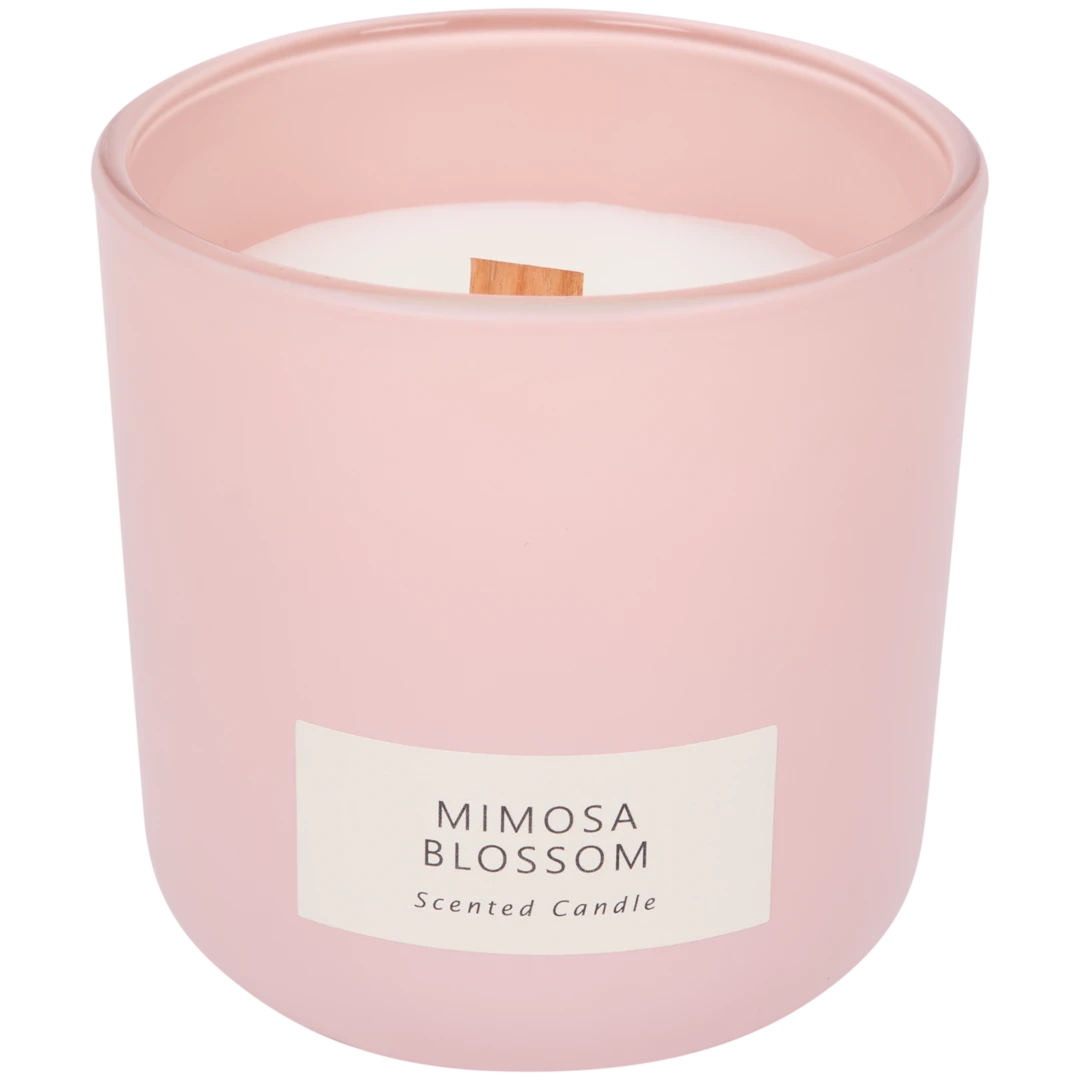 SCENTED CANDLE PINK MIMOSA