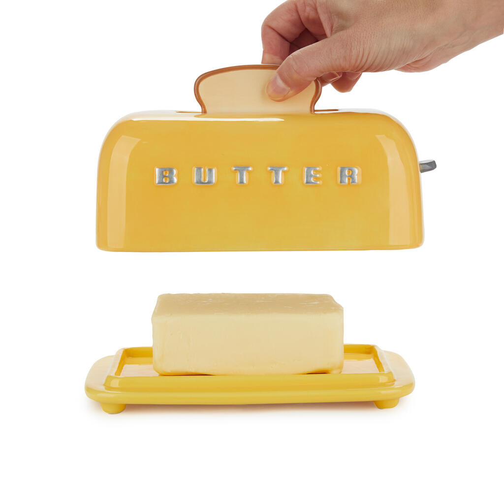 TRAY YELLOW TOASTY BUTTER
