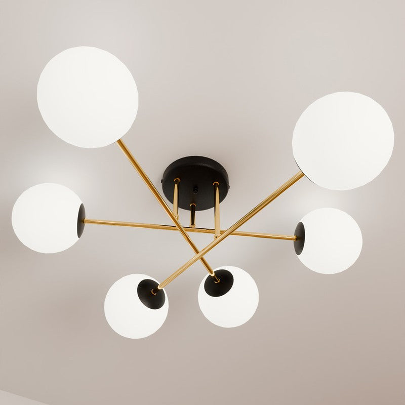 CEILING LAMP BLACK MANZONI