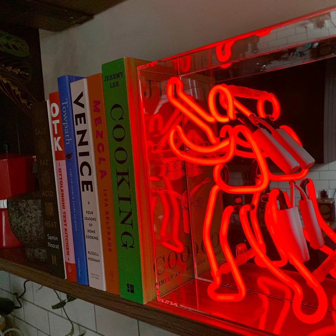 BOOK END NEON MAN
