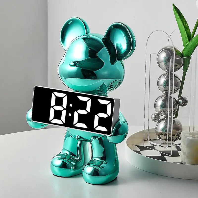 CLOCK DIGITAL SILENT BEAR