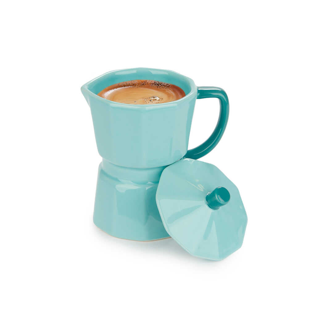 MUG CERAMIC TURQOUISE MOKA