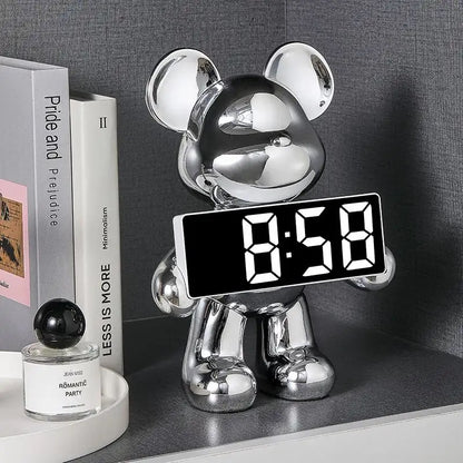 CLOCK DIGITAL SILENT BEAR