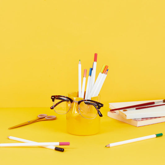 PEN HOLDER YELLOW NOSY BUDDY