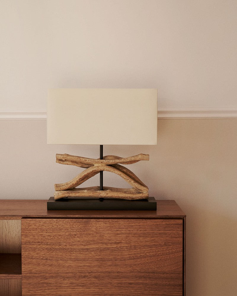 TABLE LAMP WOOD COMET