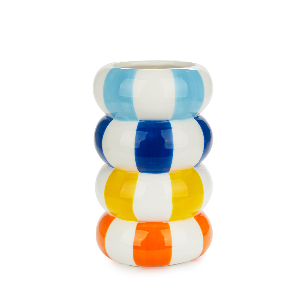 VASE CERAMIC MULTICOLOR