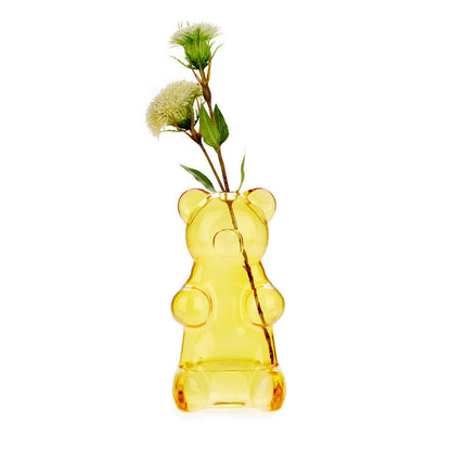 VASE YELLOW YUMMY BEAR