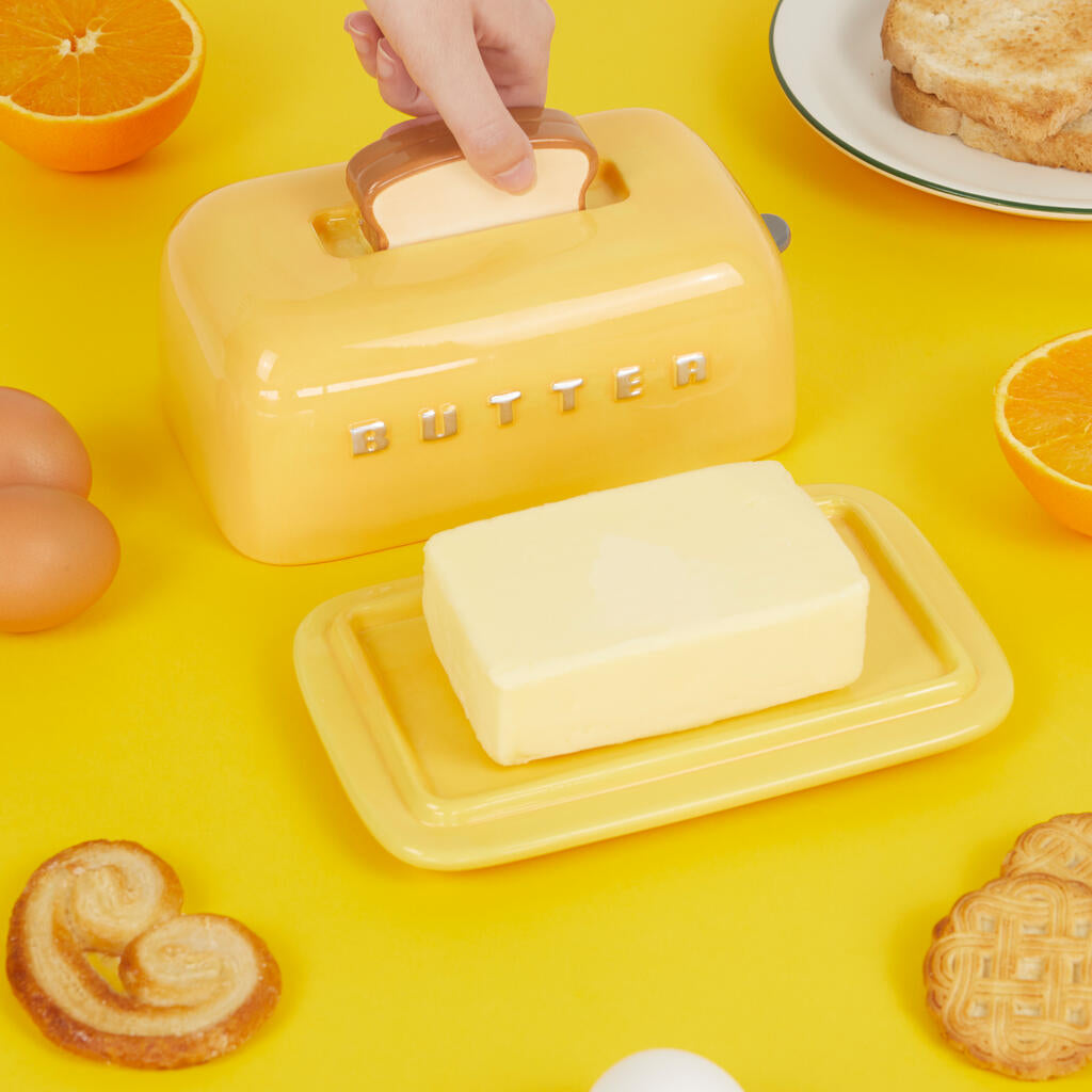 TRAY YELLOW TOASTY BUTTER