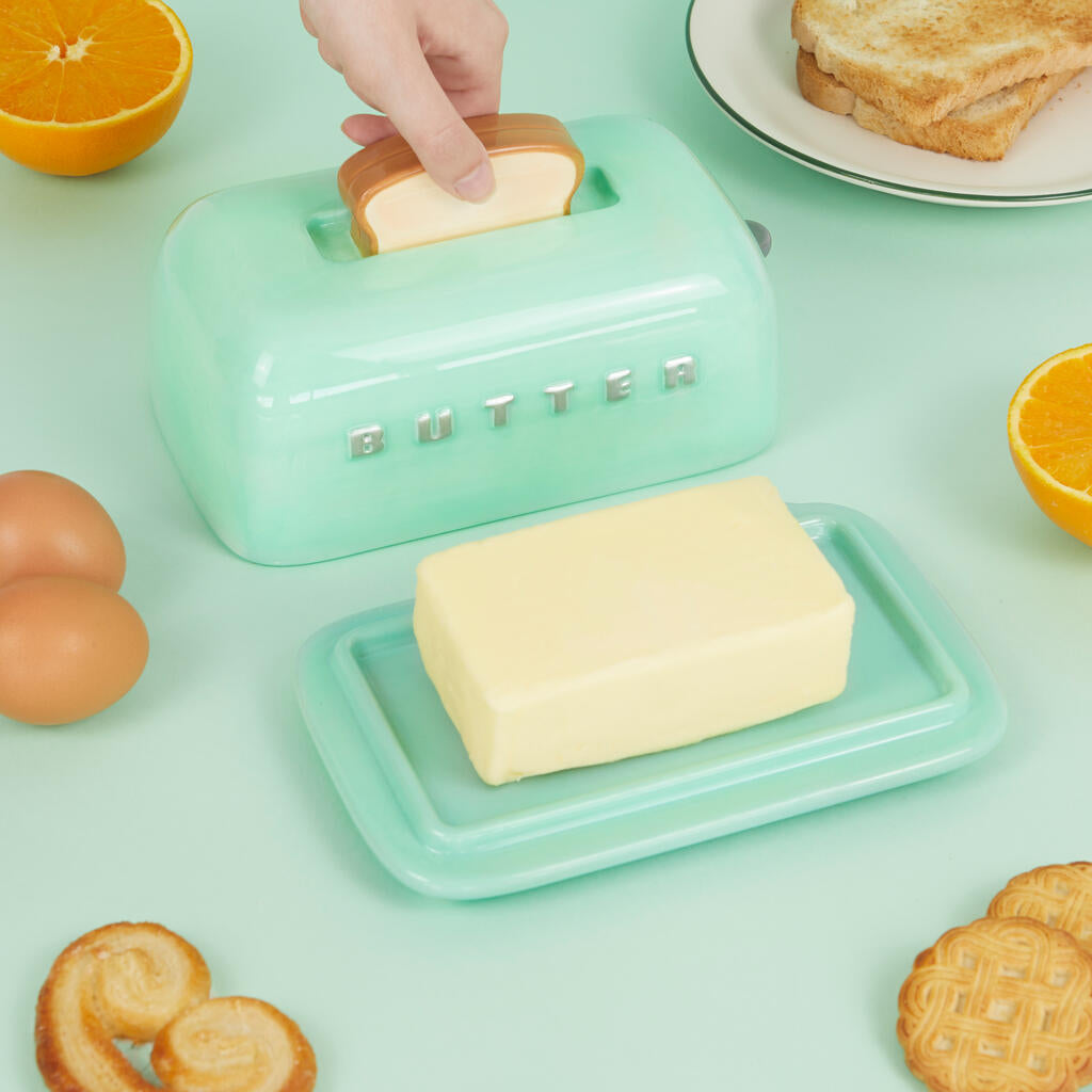 TRAY GREEN TOASTY BUTTER