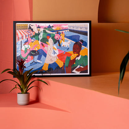 PUZZLE CHIPBOARD ART PARIS