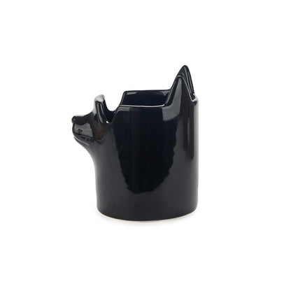 PEN HOLDER BLACK NOSY CAT