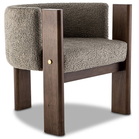 ARM CHAIR EGG BOUCLE