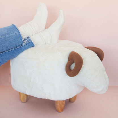 STOOL WHITE LE MOUTON