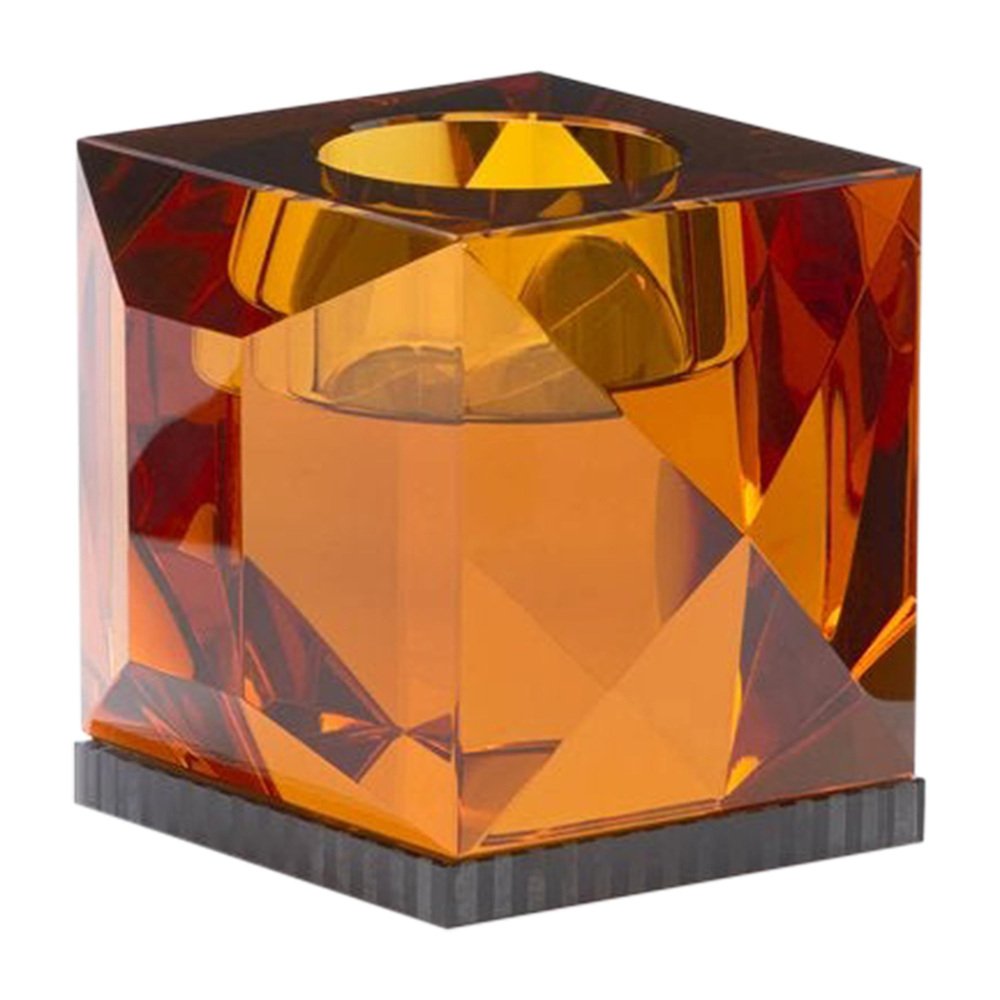 CANDLE HOLDER AMBER OPHELIA