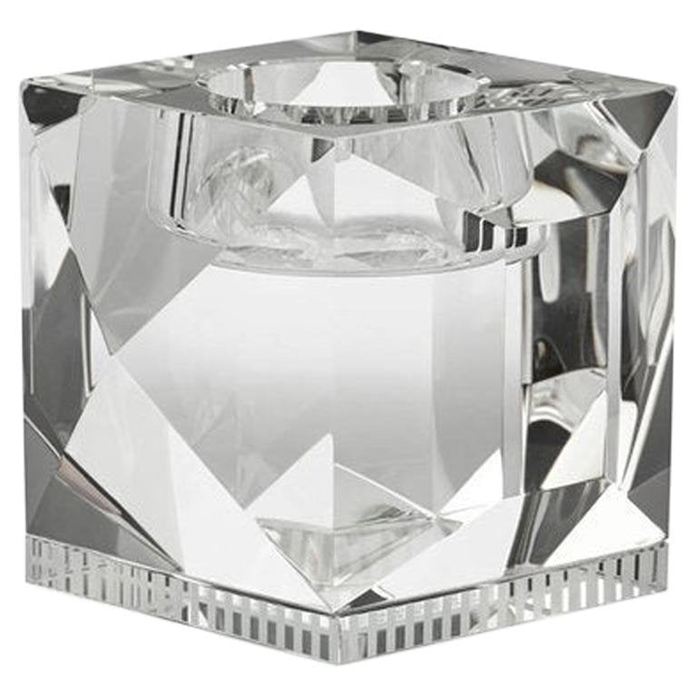 CANDLE HOLDER CLEAR OPHELIA