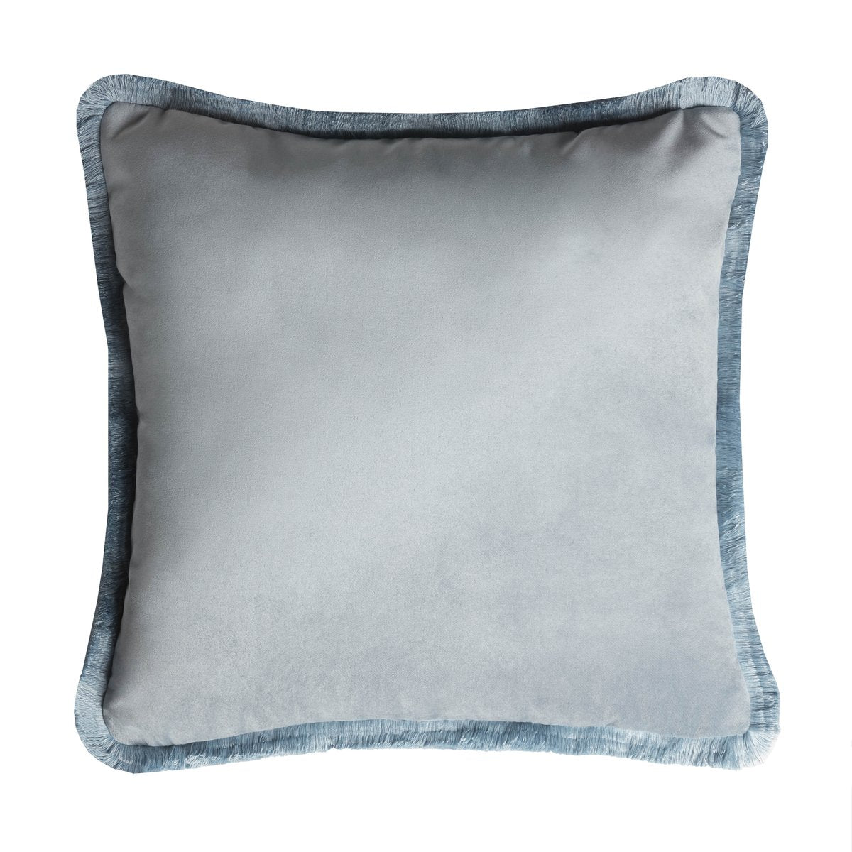 CUSHION GREY FRINGES