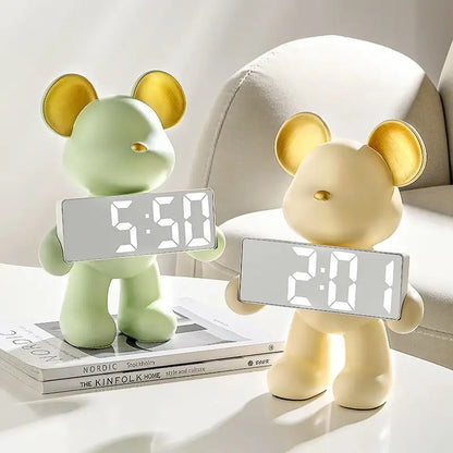 CLOCK DIGITAL SILENT BEAR