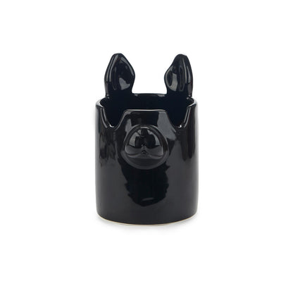 PEN HOLDER BLACK NOSY DOG