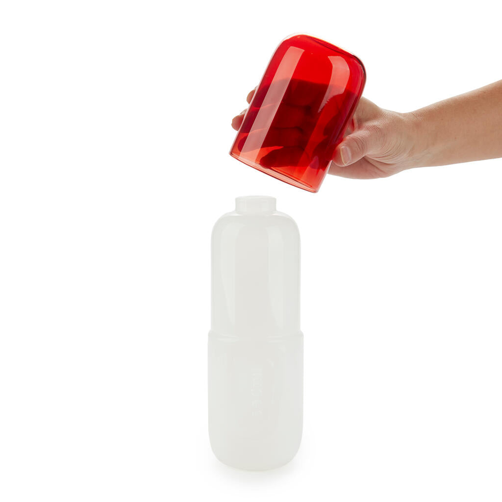 BOTTLE WHITE/RED PILL