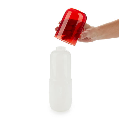 BOTTLE WHITE/RED PILL