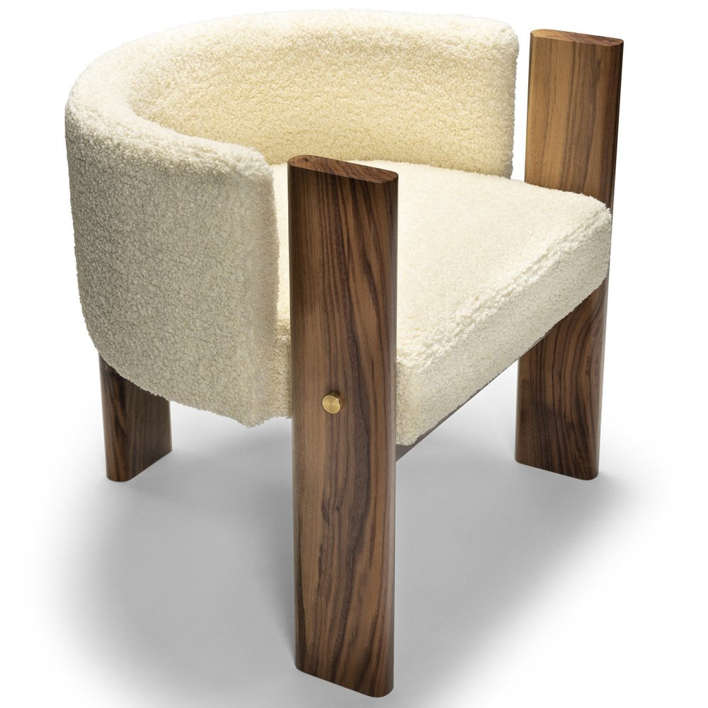 ARM CHAIR EGG BOUCLE