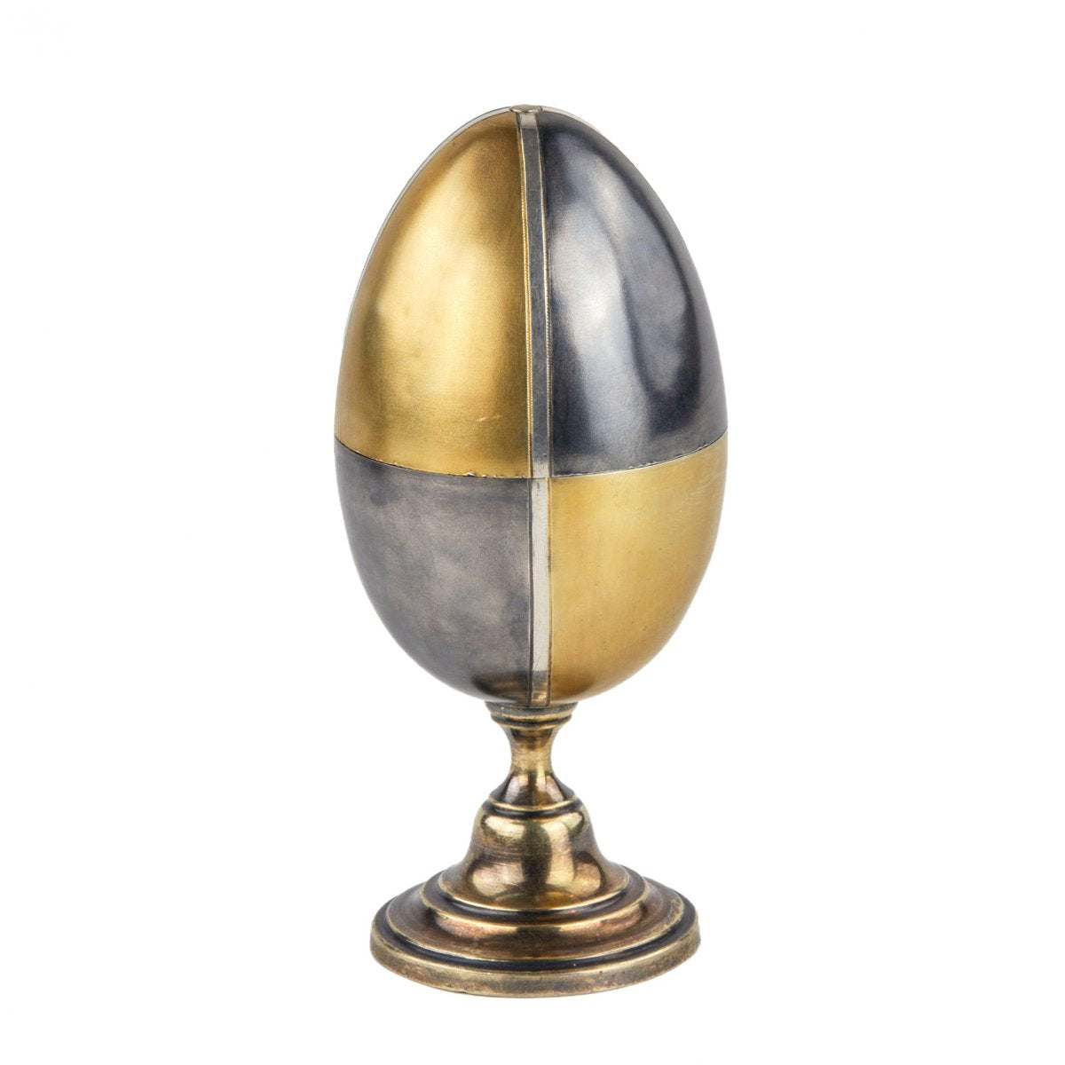 SILVER FABERGE EGG