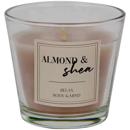 SCENTED CANDLE ALMOND SHEA