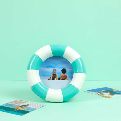 PHOTO FRAME TURQUOISE LIFEBUOY