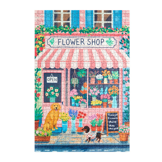PUZZLE CHIPBOARD ART FLOWERSHOP