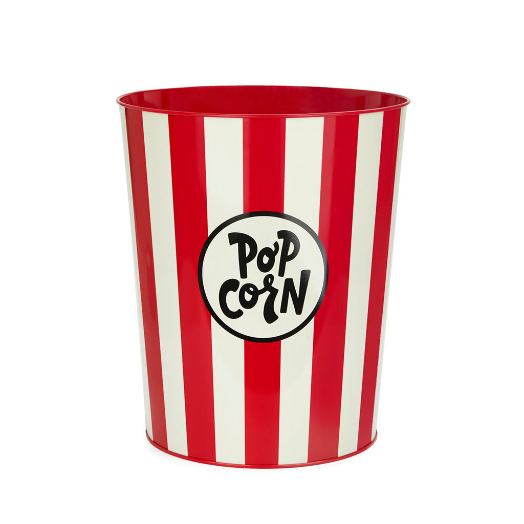 WASTE BASKET RED POPCORN