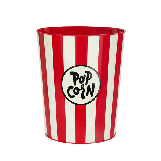 WASTE BASKET RED POPCORN