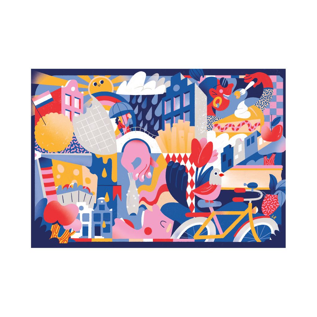 PUZZLE CHIPBOARD ART AMSTERDAM