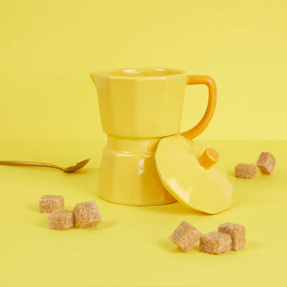 MUG CERAMIC YELLOW MOKA