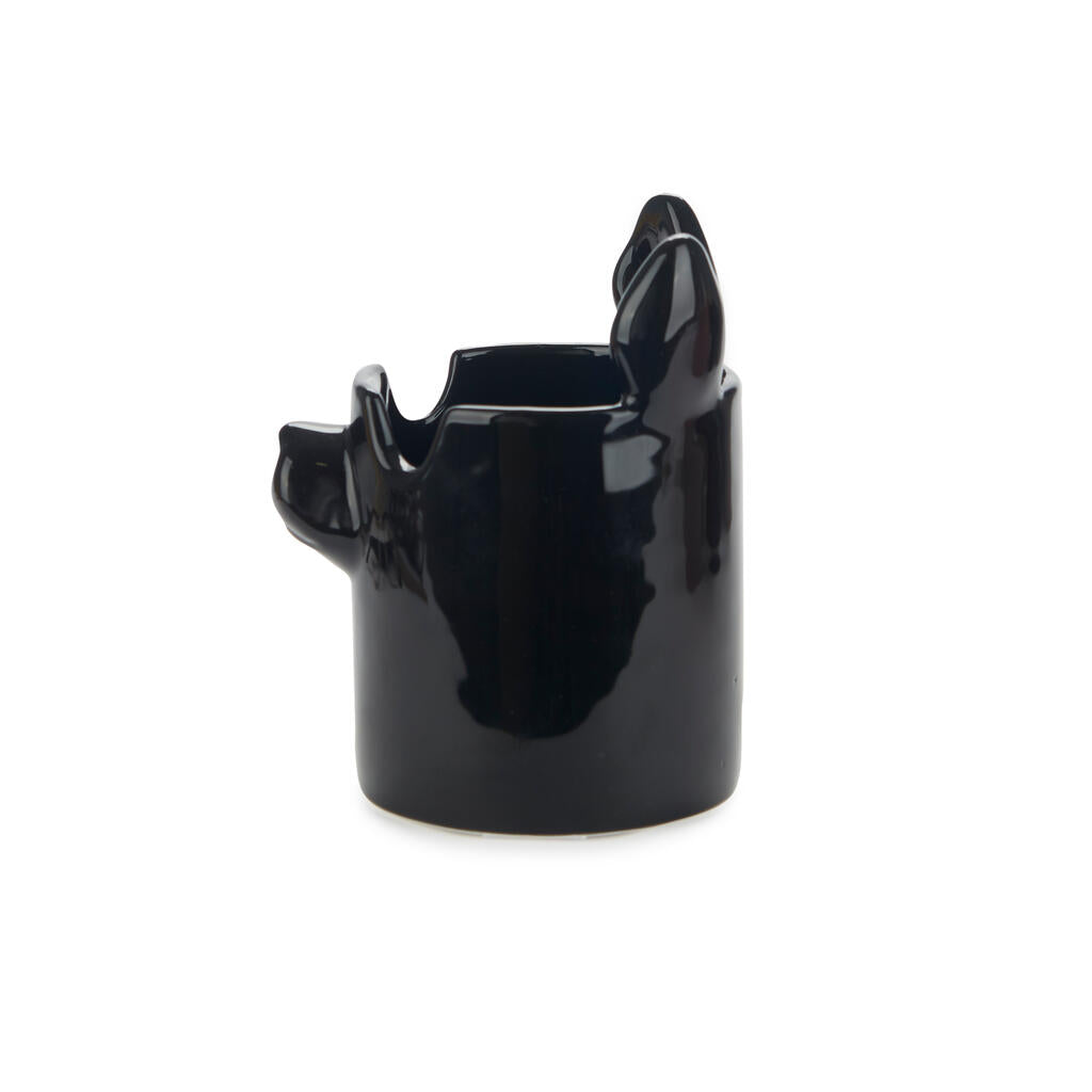 PEN HOLDER BLACK NOSY DOG