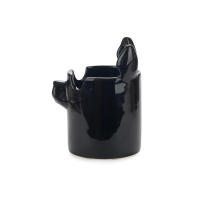 PEN HOLDER BLACK NOSY DOG