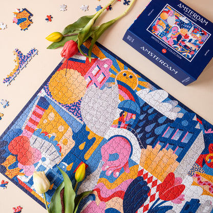 PUZZLE CHIPBOARD ART AMSTERDAM
