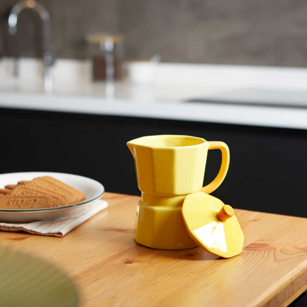 MUG CERAMIC YELLOW MOKA