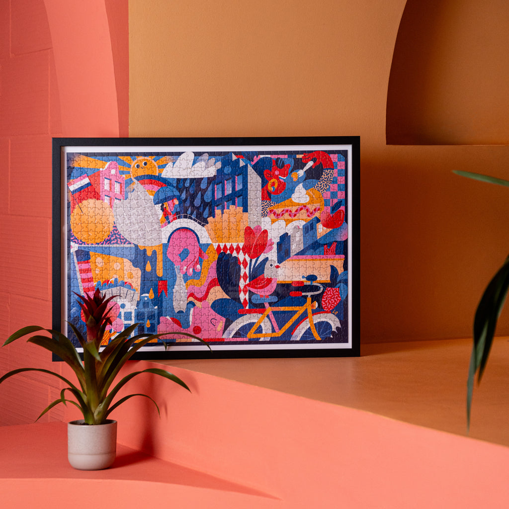 PUZZLE CHIPBOARD ART AMSTERDAM
