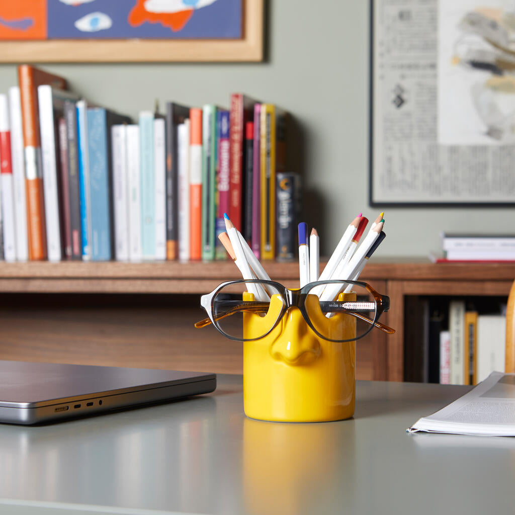 PEN HOLDER YELLOW NOSY BUDDY
