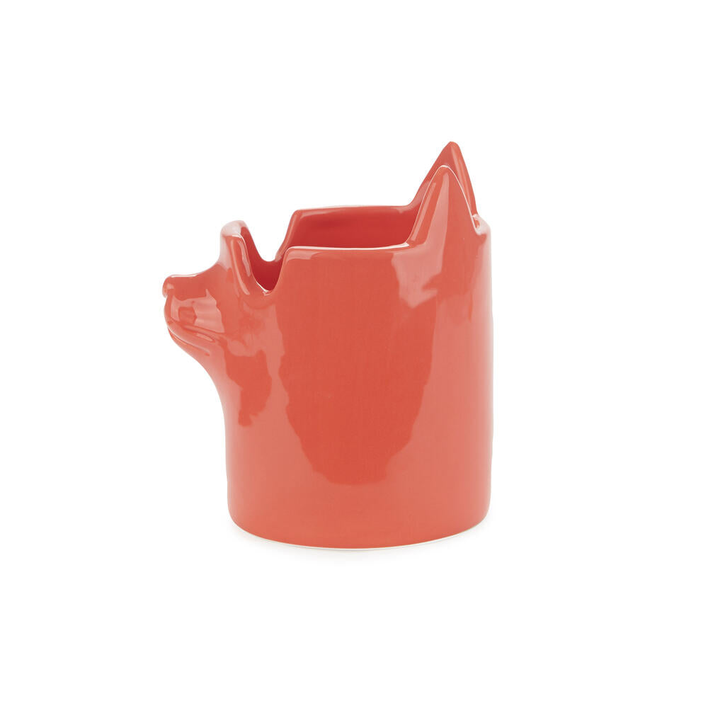 PEN HOLDER RED NOSY CAT