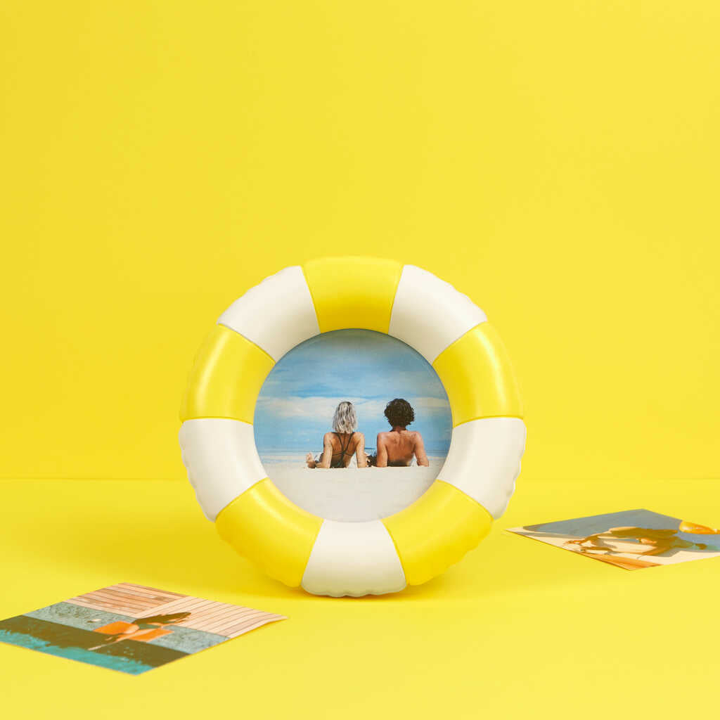 PHOTO FRAME YELLOW LIFEBUOY