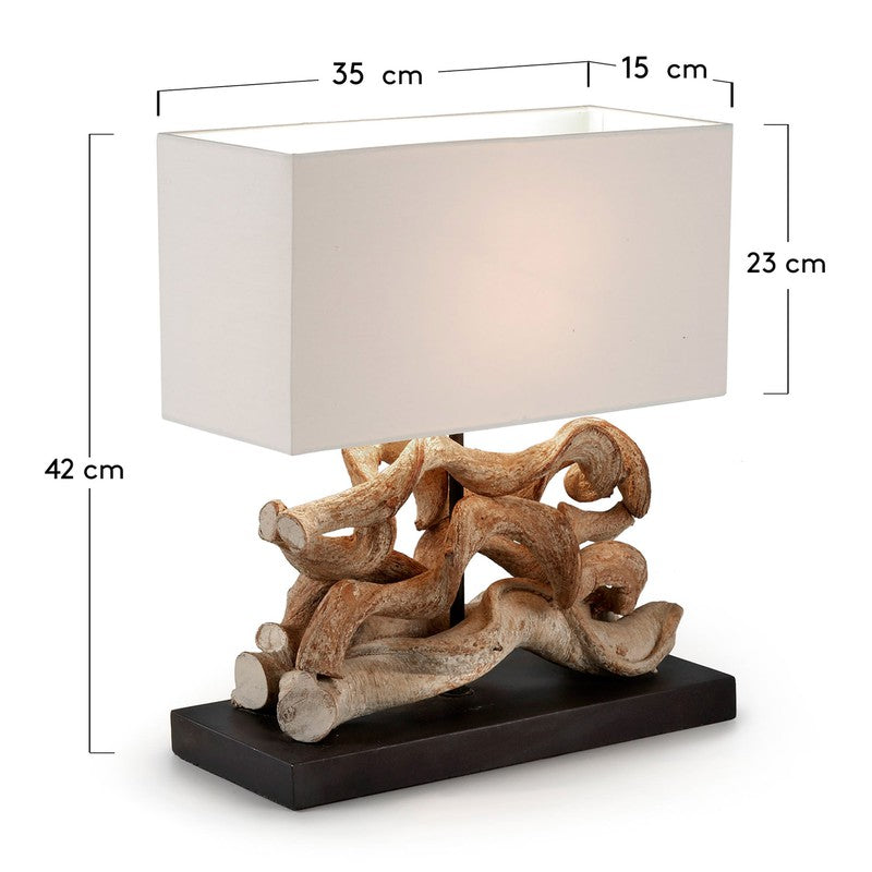 TABLE LAMP WOOD COMET