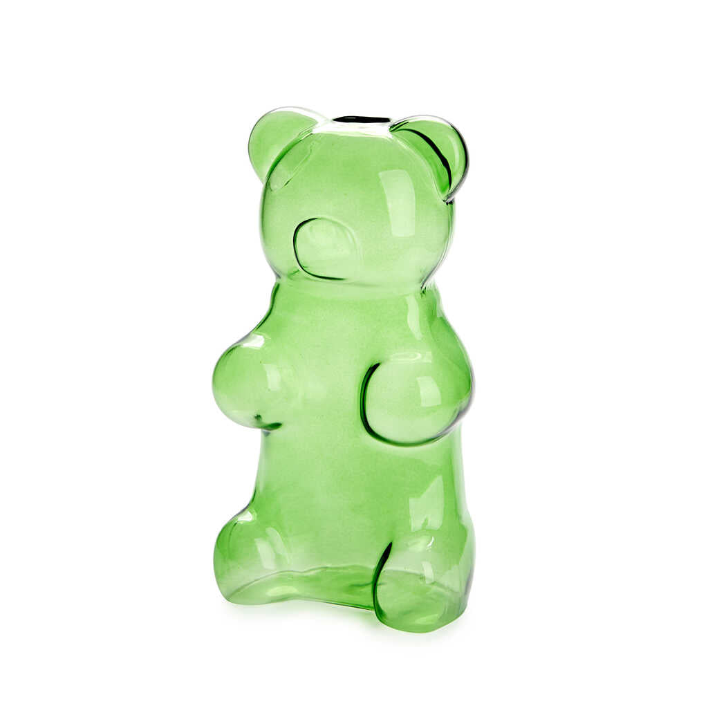 VASE GREEN YUMMY BEAR