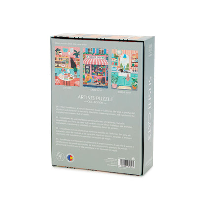 PUZZLE CHIPBOARD ART SUSHI CATS