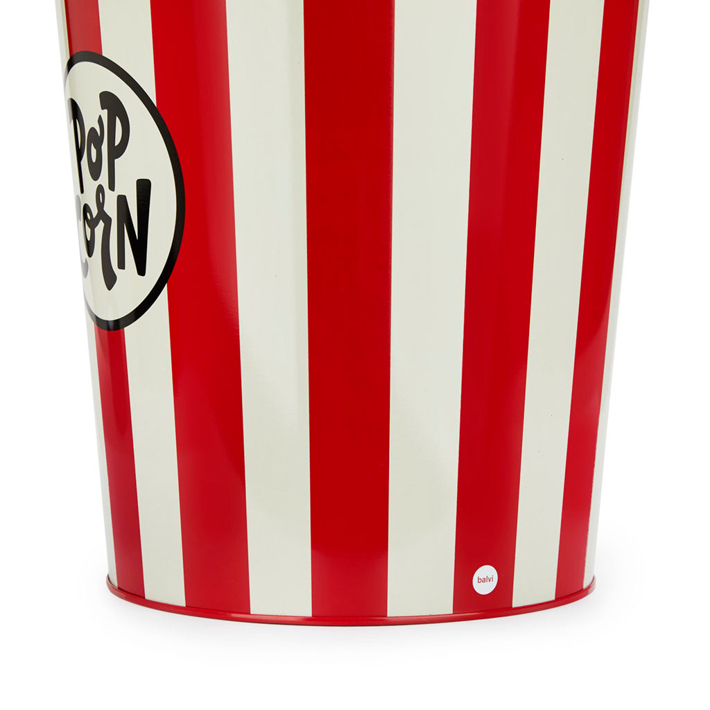 WASTE BASKET RED POPCORN