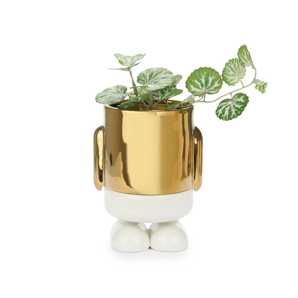 FLOWER POT GOLD STANDY