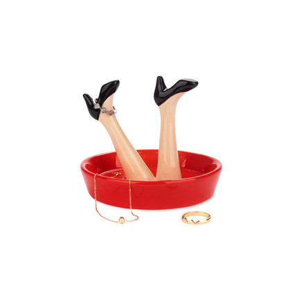 JEWELRY HOLDER RED LEGS
