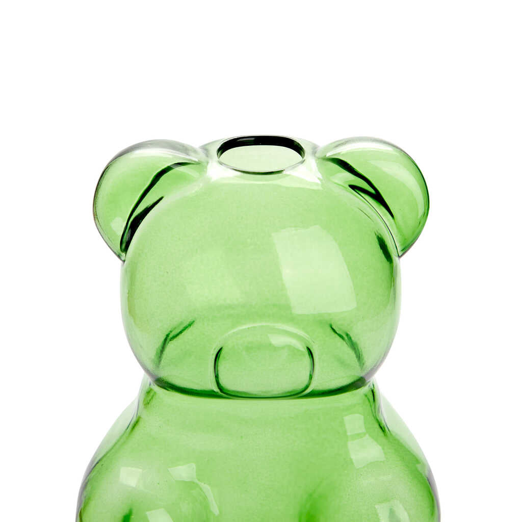 VASE GREEN YUMMY BEAR