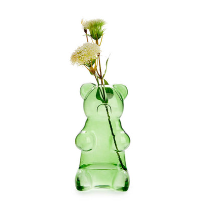 VASE GREEN YUMMY BEAR