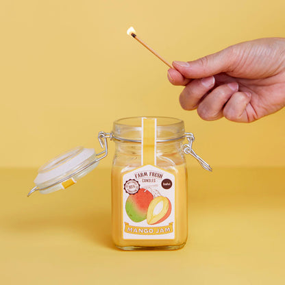 SCENTED CANDLE YELLOW MANGO